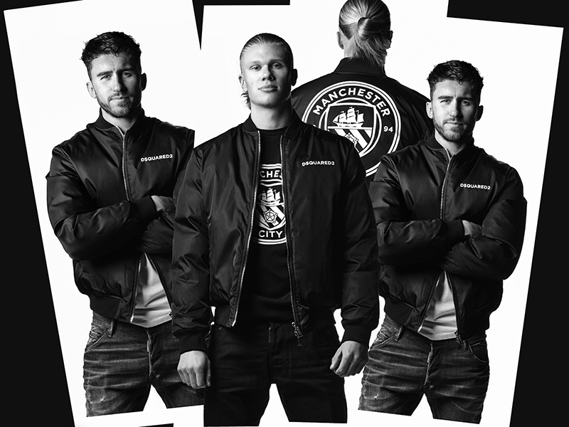 علامة Dsquared2 تطلق تشكيلة مصغرة احتفاءً بشراكتها الطويلة مع نادي مانشستر سيتي الرياضي